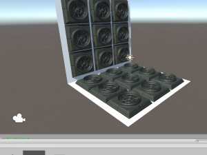 industrial fan low poly and animated 3D 模型