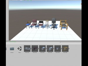 chair set 3D Модель