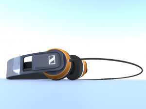 headphone from sennheiser urbanite 3D Model