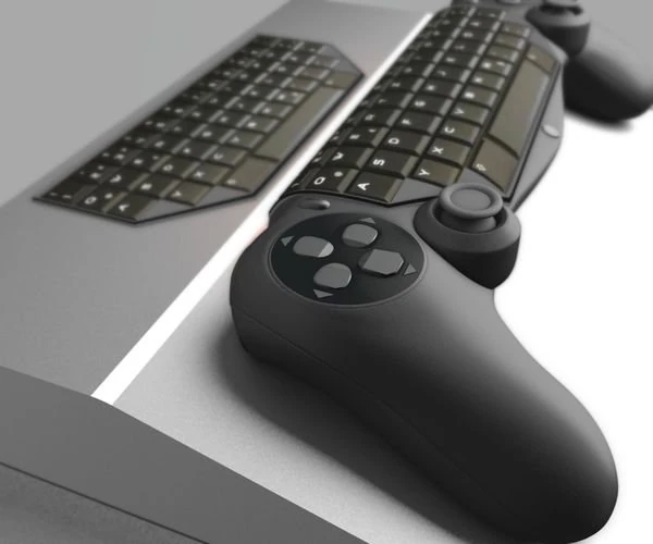 gamepad keyboard hybrid idea 3D Model .c4d .max .obj .3ds .fbx .stl .blend 
