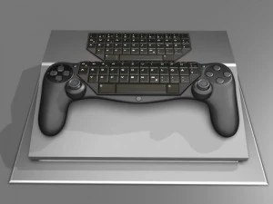 gamepad keyboard hybrid idea 3D Model