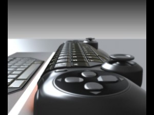 gamepad keyboard hybrid idea 3D 모델