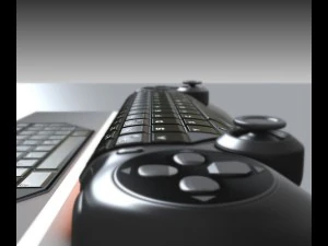 gamepad keyboard hybrid idea 3D Model