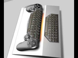 gamepad keyboard hybrid idea 3D 모델