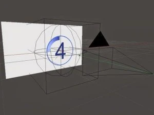 video countdown 5 4 3 2 1 3D Model