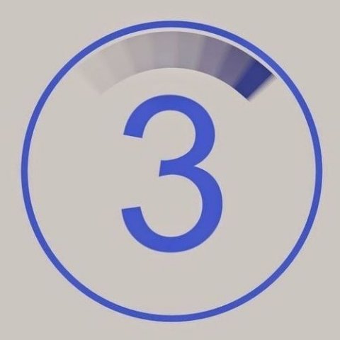 video countdown 5 4 3 2 1 3D Model .c4d .max .obj .3ds .fbx .stl .blend 