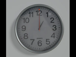 animasyonlu duvar saati 3D Model