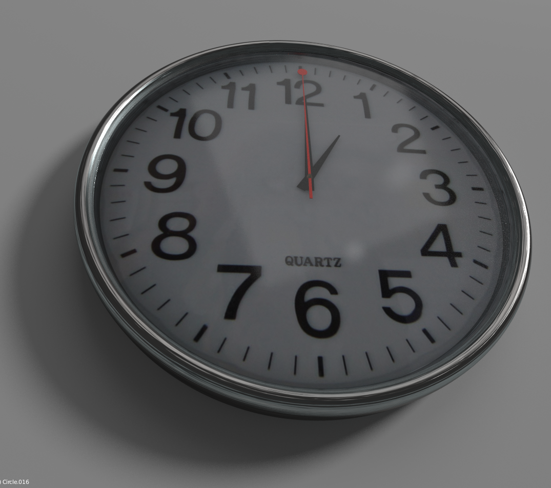 Animated Wall Clock 3d Model In Household Appliances 3dexport