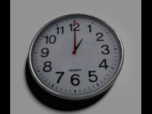 animated wall clock 3D Model