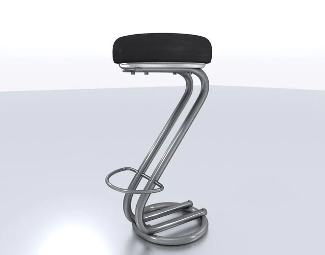 barstool 3D Model .c4d .max .obj .3ds .fbx .stl .blend 