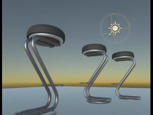 barstool 3D Model