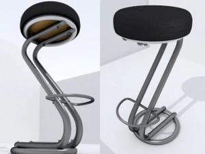 barstool 3D Model