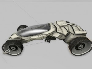 futuristic car game-ready 3D Models