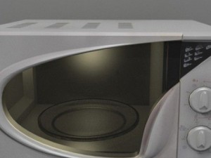 microwave rigged and animated Model 3D