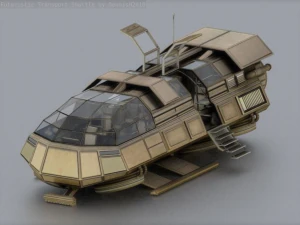 transporte futurista Modelo 3D