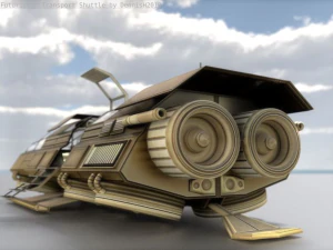 transporte futurista Modelo 3D