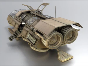 transporte futurista Modelo 3D