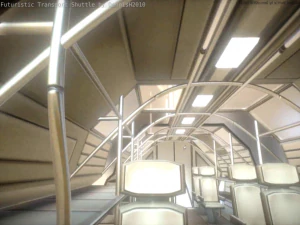 transporte futurista Modelo 3D