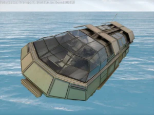 transporte futurista Modelo 3D