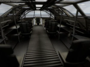 transporte futurista Modelo 3D