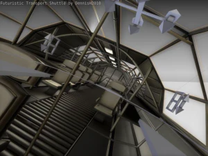 transporte futurista Modelo 3D