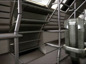 transporte futurista Modelo 3D