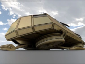 transporte futurista Modelo 3D