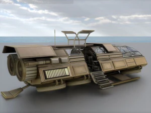 transporte futurista Modelo 3D