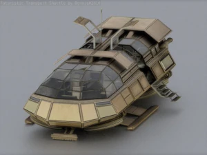 transporte futurista Modelo 3D