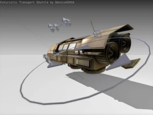 transporte futurista Modelo 3D