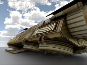transporte futurista Modelo 3D