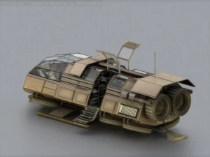 transporte futurista Modelo 3D