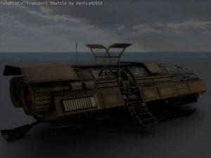 transporte futurista Modelo 3D