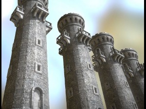 medieval guardtower 3D Model