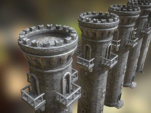 medieval guardtower 3D Model