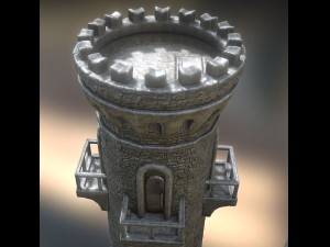 medieval guardtower 3D Model