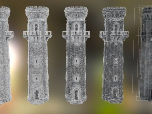 medieval guardtower 3D Model