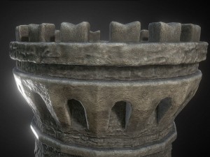 medieval guardtower 3D Model