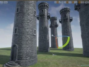 torre di guardia medievale Modello 3D