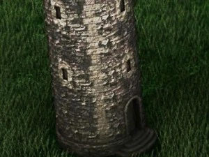 torre di guardia medievale Modello 3D