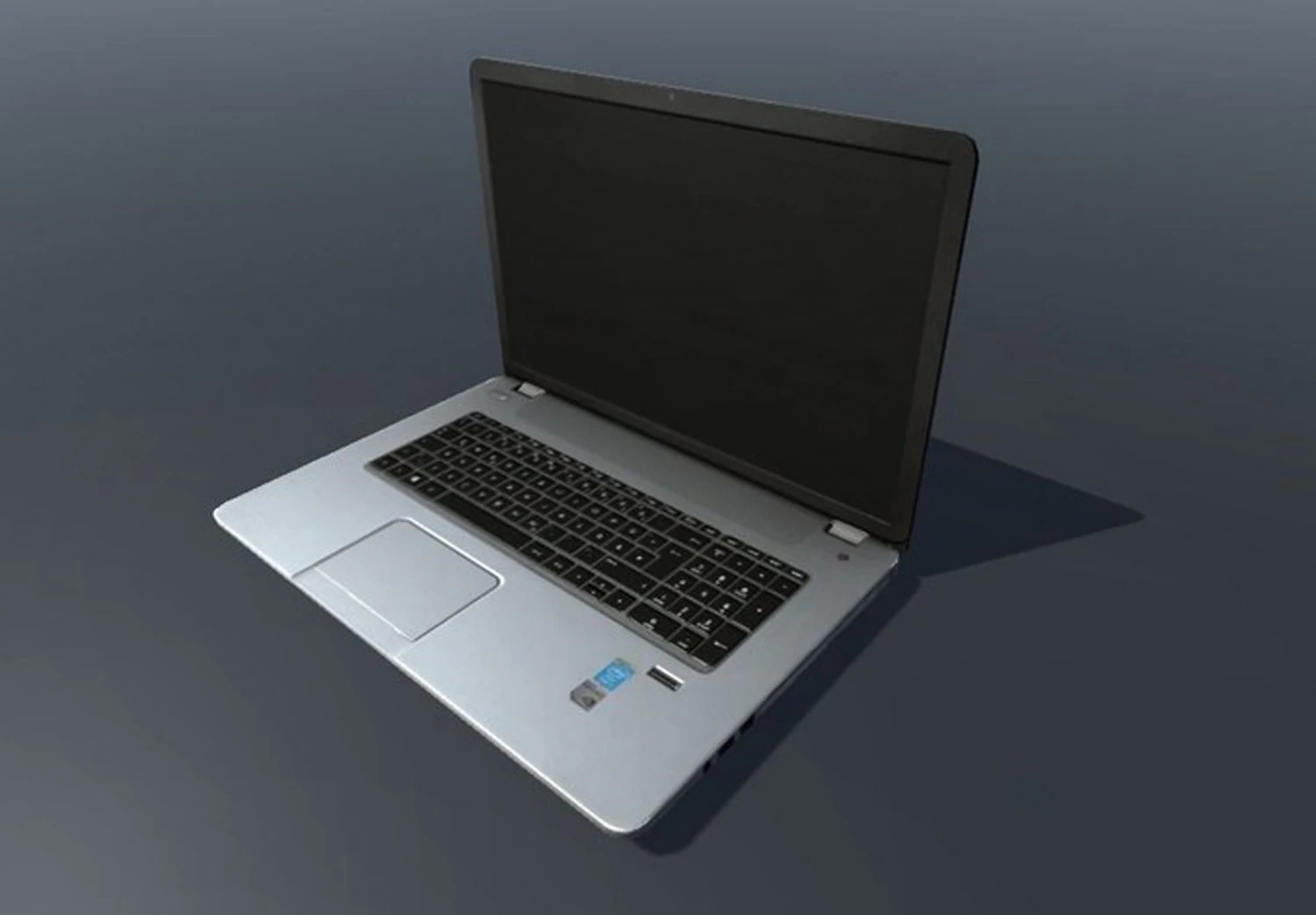 hp notebook low poly 3D Model .c4d .max .obj .3ds .fbx .stl .blend 