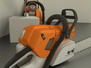 chainsaw high poly 3D Model