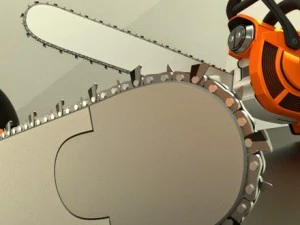 chainsaw high poly 3D Model