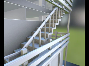 tower-house design 3D Model
