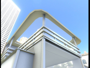 tower-house design 3D 模型