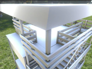 tower-house design 3D Model