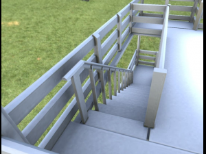 tower-house design 3D 模型