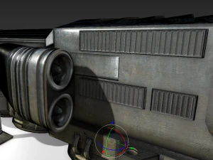 futuristic freighter 3D Model