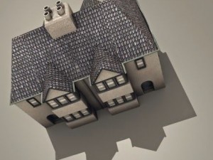 three old city buildings 3D Модель