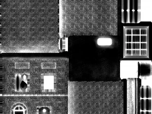 three old city buildings 3D Model